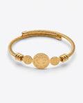 Brazalete Dije Monedas Dorado